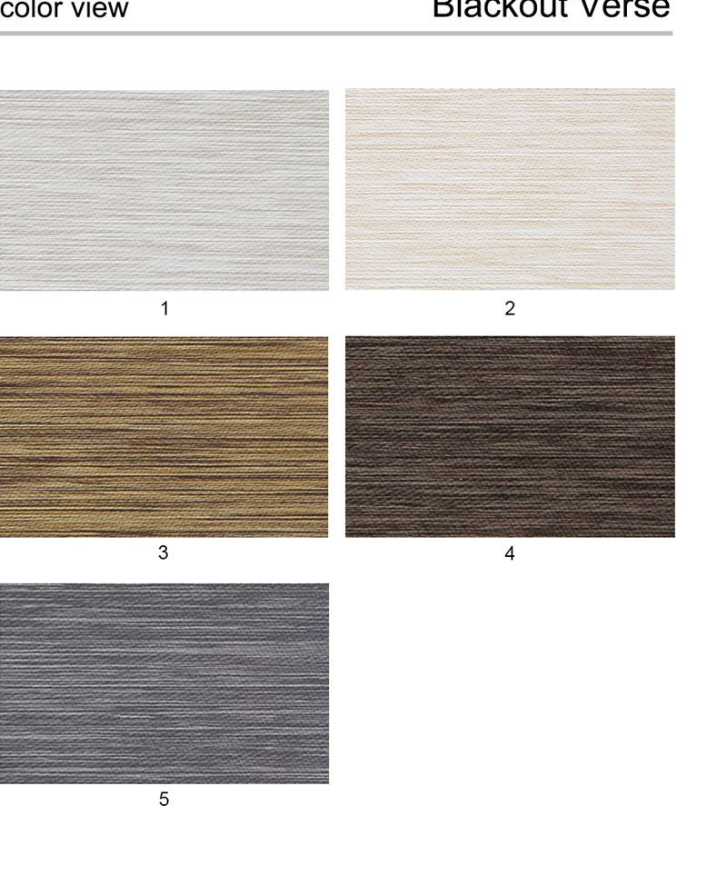 B/O Verse fabric colours