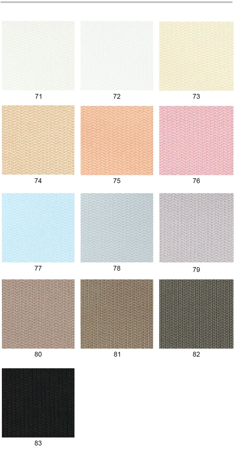 New Triple Shade 55/70 mm fabric colours