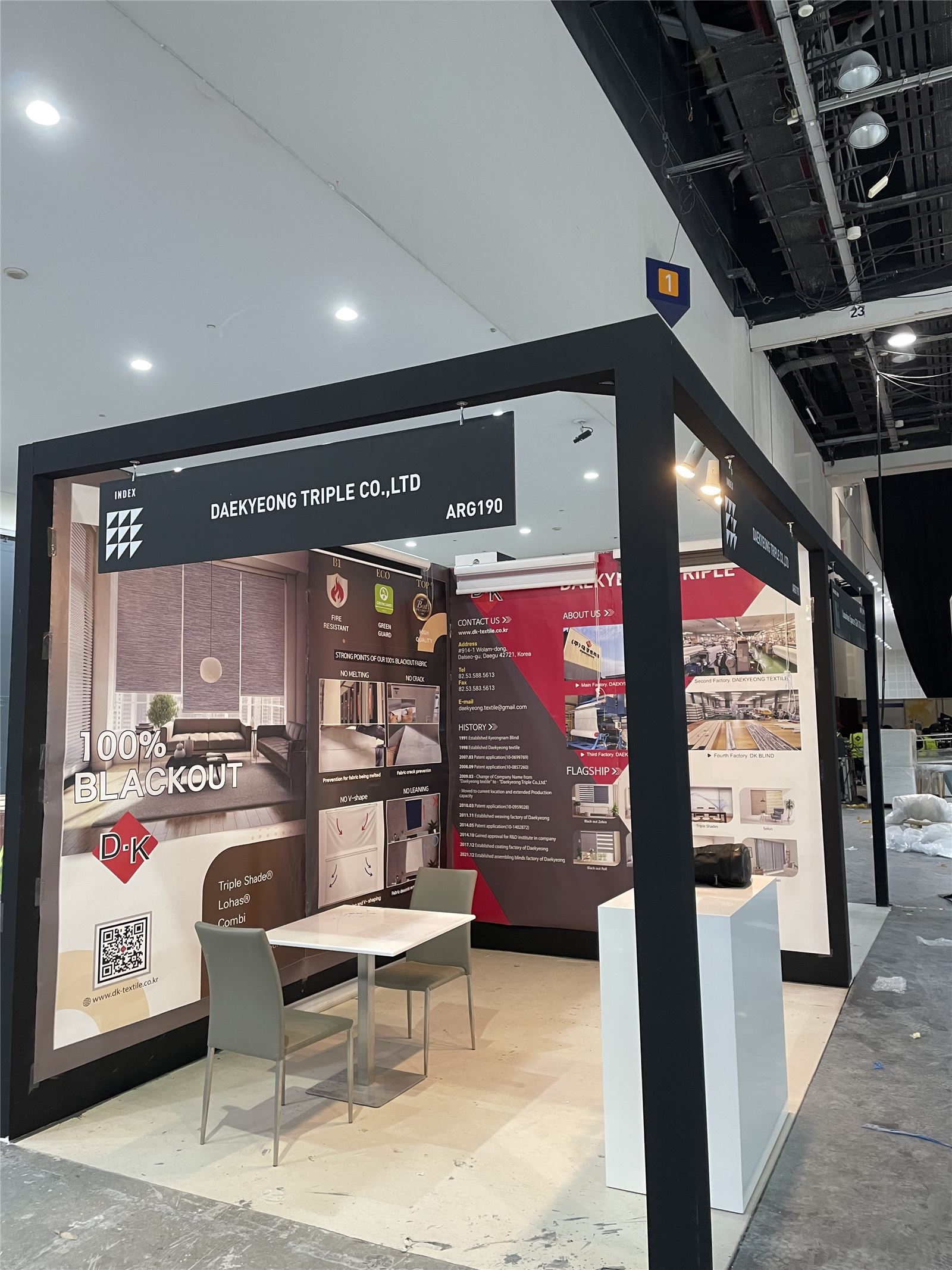 Daekyeong Triple booth at INDEX Dubai 2024
