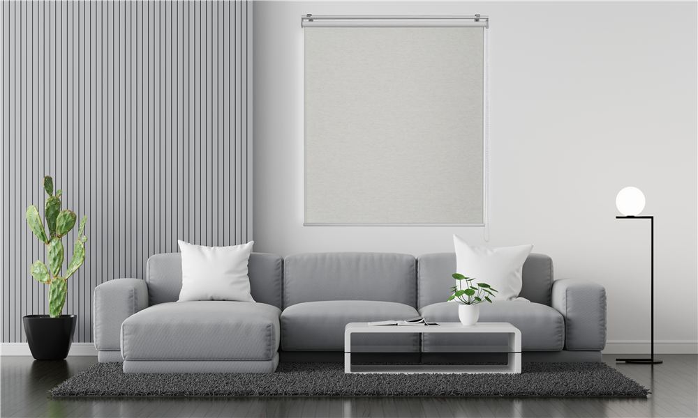 Linen B/O roll blind