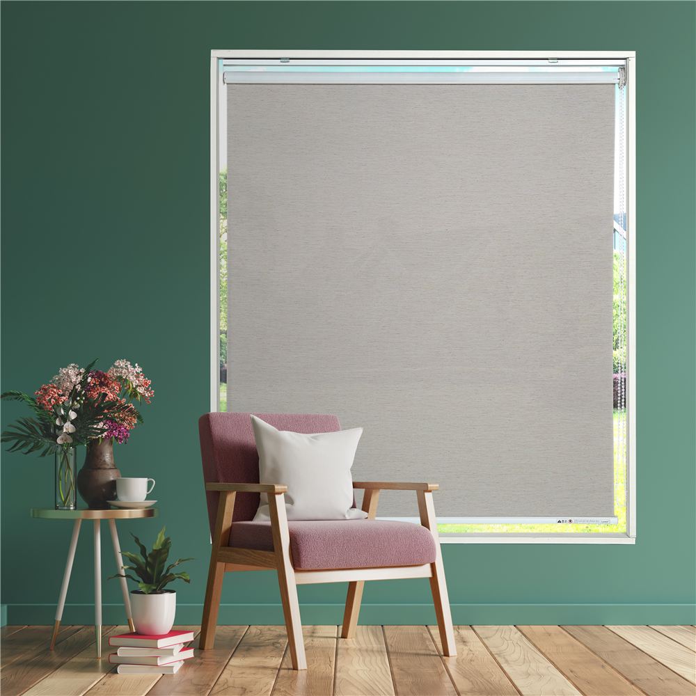 Linen roll blind